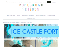 Tablet Screenshot of homegrownfriends.com